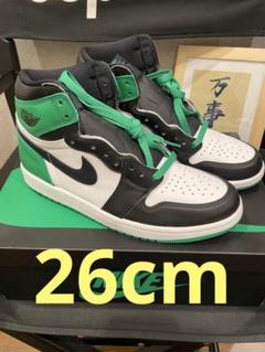 エアジョーダン1 グリーン完売品新品未使用26.0 NIKE AIR JORDAN 1 MID ( LUCKY GREEN / BLACK - WHITE ) ナイキ