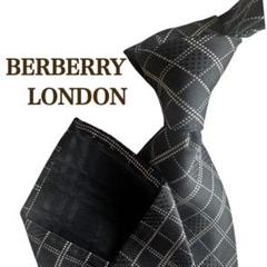 極美品BURBERRY LONDONバーバリーロンドンユーズドブラックチェック柄
