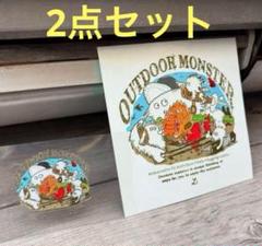 アウトドアモンスター ステッカー 2枚セット