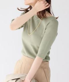 近年モデル✨IENA イエナ　ラメ春ニット　半袖　グレー　ゆったり IENA｜イエナのニット/セーター（半袖）通販 - ZOZOTOWN