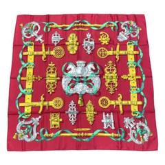 HERMES/エルメス カレ90 鉄細工 シルク スカーフ d_119