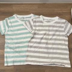 無印良品ストライプTシャツ 2枚セット 100cm