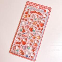 うるちゅる ボンボンドロップシール ハローキティ 赤