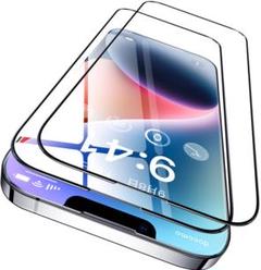 iPhone14 13 iPhone13Pro ガラスフィルム 2枚全面保護