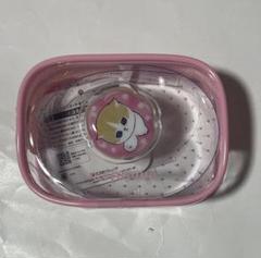 mofusand モフサンド ぷっくりクリアミニポーチ ピンク 新品タグ付き
