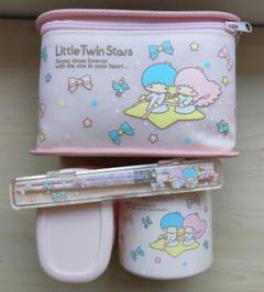 未使用　☆サンリオ☆リトルツインスターズ保温ジャー付きランチBOX 2009年製 リトルツインスターズ - サンリオ🎀 キキララ リトルツイン