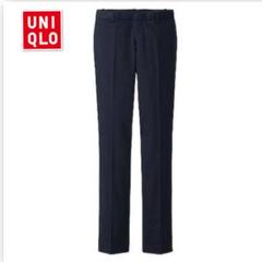UNIQLO ユニクロ　ストレッチストレートパンツ　ブラック　黒　W64のサムネイル