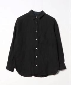 美品】2024SS ティッカ シャツ リネン100% ブラウス 半袖 黒 完売