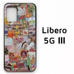 Libero 5G Ⅲ 犬 猫 コラージュ カバー