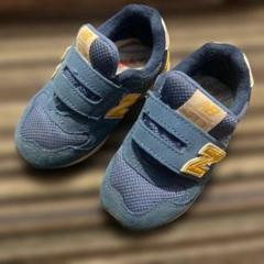 New Balance ベビーシューズ 青/黄色