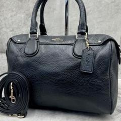 極美品/希少✨ コーチ 2way ボストンバッグ シグネチャー 大容量 ブラック 極美品 COACH コーチ 2way ボストンバッグ シグネチャー PVC