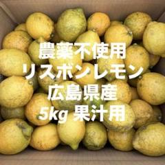 農薬不使用 果汁用 レモン 広島県産 5kgのサムネイル
