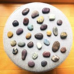 錦石　花紋石勾玉 津軽・花紋】◇1.6kg◇ 錦石 花紋石 菊紋石 ジャスパー 菊花石