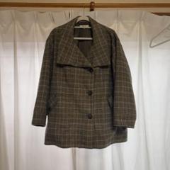 moussy STAND COLLAR MIDDLE コート　黄色格子 MOUSSY（マウジー）の「STAND COLLAR MIDDLE コート（その他