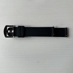 ブラック シリコンバンド ステンレスバックル