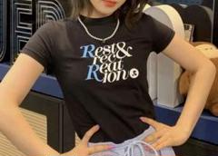 Rest & Recreation 半袖　Tシャツ　ブラック　フリーサイズ