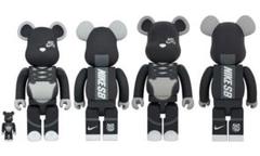 BE@RBRICK NIKE SB BLACK 100% & 400%