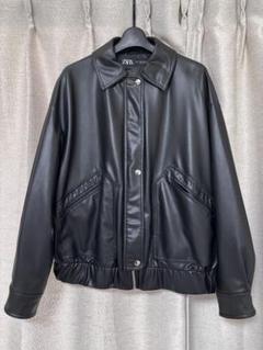 極美品 ZARA ザラ レザージャケット シングルライダース M 黒 ブラック 2025年最新】ZARA メンズ シングルライダースの人気アイテム