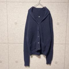カシミヤ20 ネイビー トップス　ニット　カーディガン L レディース　1269