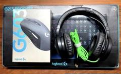 Logicool ロジクール ゲーミングキーボードマウス/RAZERヘッドセット