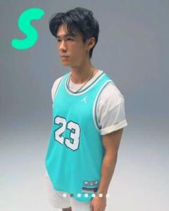 Jordan タンクトップ サマージャージー Tiffany Blue S