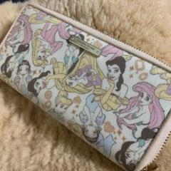★サマンサタバサ プチチョイス★ ディズニープリンス ラウンドファスナー 長財布