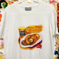 マクドナルド レトロ リプリント Tシャツ 半袖 メンズ 新品 個性的