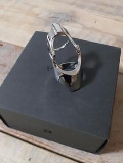 VITALY Proxy Ring アーマーリング ユニセックス 黒　14号 ⑤ Vitaly Proxy Ring | 100% Recycled Stainless Steel Accessories