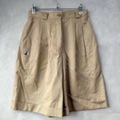 ブラックアンドホワイト ベージュショートパンツ ハーフパンツ ゴルフパンツ