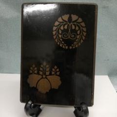 江戸時代後期幕末頃〜明治時代前半期古銅製旧家蔵出茶筒高さ