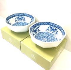 【新品】たち吉 青花 花柄 八角 多用鉢 ボウル 969-511