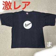 超激レア　usa製　希少ヴィンテージ古着　Nike ナイキ　革レザーロゴTシャツ