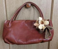 【特別セール品】 ミニトートバック genten 花のチャーム付き メルカリ - バッグ