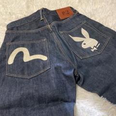 楽天市場】【中古】EVISU×PLAYBOY “エヴィス×プレイボーイ” No.2 デニムパンツ Lot.2001 サイズ32 インディゴ【鹿児島店】  : FIVE MALL