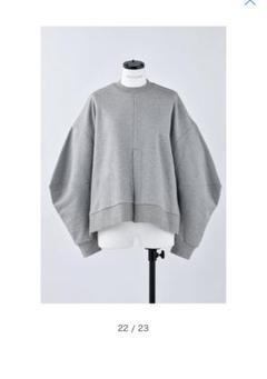 01938-9 nagonstans ナゴンスタンス　カシミヤ混　スウェット 01938-9 nagonstans ナゴンスタンスカシミヤ混スウェット