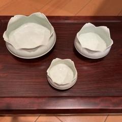 花びらデザインのボウルセット（3点）