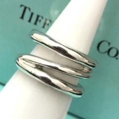 C072211)Tiffany ダイアゴナル リング 925 指輪 約11号 - メルカリ