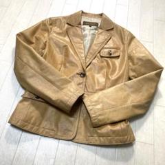 【美品】ボールジィ レザージャケット シングルライダース トゥモローランド別注 別注】DENIM×TOMORROWLAND ラムレザー
