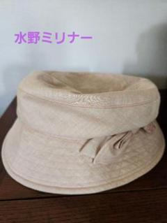 地中海　帽子　水野ミリナー　こげ茶　革　キャップ　ステッチ　デザイナー　凝った 地中海 帽子 水野ミリナー こげ茶 革 キャップ ステッチ