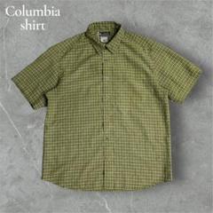 コロンビアColumbiaチェックシャツ モダール混速乾アウトドアスタイル