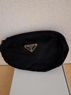 中古PRADA ブラック ナイロン ポーチ