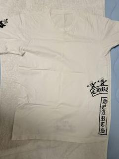 国内正規品 CHROME HEARTSTシャツ スカル ビッグロゴ サイドロゴ