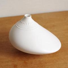ビンテージRosenthal ローゼンタール スタジオライン 紙袋花器 白 花瓶 ビンテージRosenthal ローゼンタール スタジオライン 紙袋花器