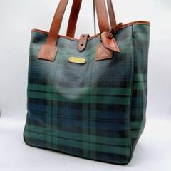 POLO RALPH LAUREN ブラックウォッチ PVC トート e203