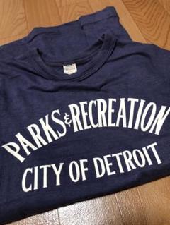 24SS ウエアハウス WAREHOUSE Tシャツ PARKS4601ナスコン