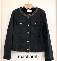キャシャレル ベロア×デニムジャケット cacharel キャシャレル ベロア×デニムジャケット cacharel - メルカリ