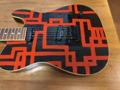 フェルナンデス 初期 LシリアルTEJ-75 白FGI ×EMG 布袋寅泰 フェルナンデス TEJ-75 FGI白PU ビンテージ 布袋寅泰シルエット