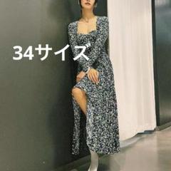 H&M rokh ロク フローラルプリント プリーツスカート 36サイズ