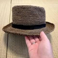 無印良品 ラフィアカンカン帽