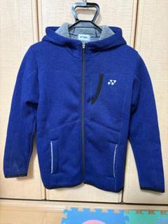 YONEX フリースフードジャケット ネイビー